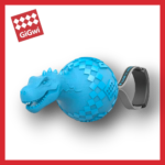 Gigwi, играчка за куче, Gigwi Dinoball Trex, с възможност за изключване на звук, Син - Image 2