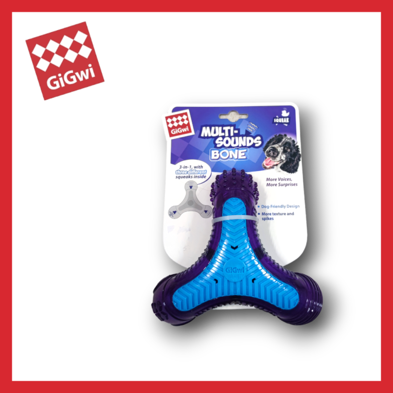 Gigwi, играчка за куче, Gigwi Multi Sound кокал, 11 см.