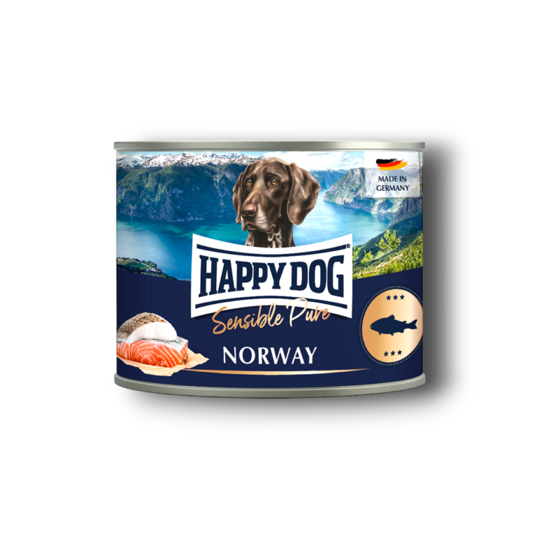Happy Dog,Кучешка консерва,100 % морски риби- сьомга 750 гр.