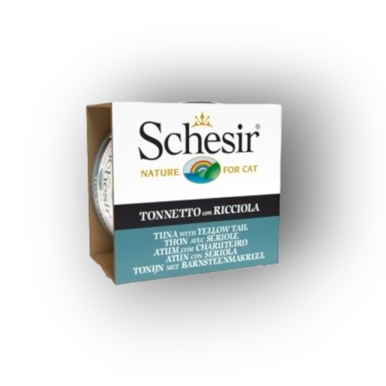 Schesir Adult - с риба тон с жълта опашка в желе, 85гр.