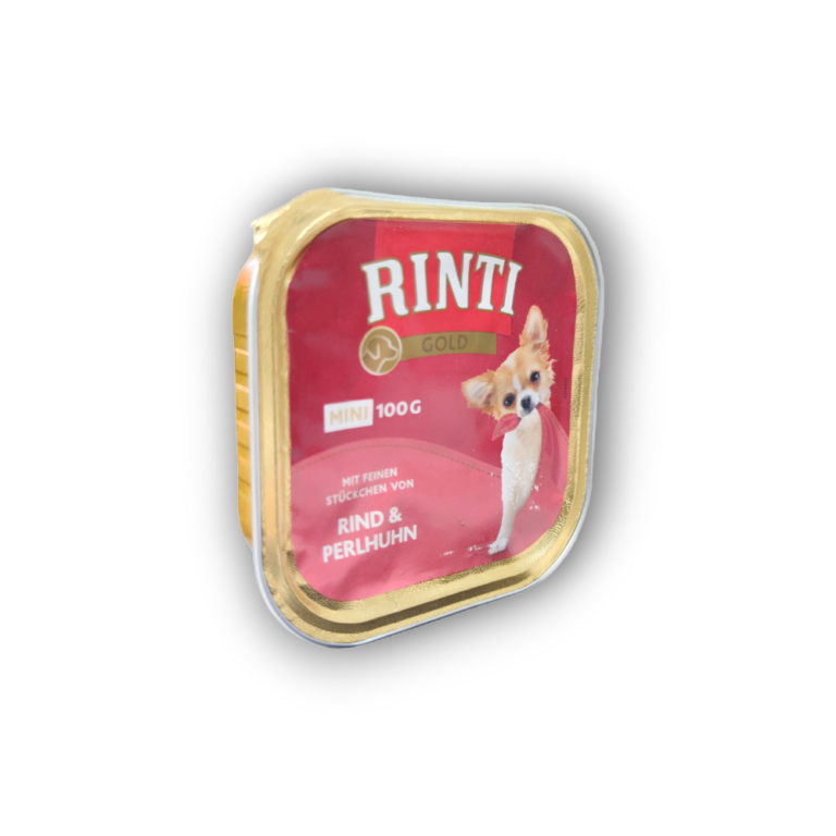 RINTI Gold Mini, говеждо и токачка 100гр