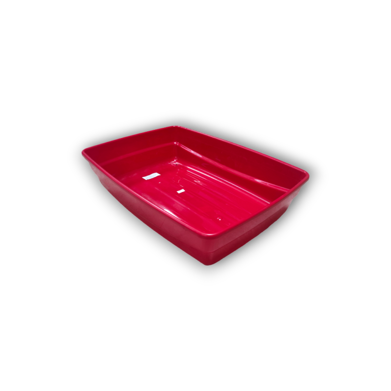 GEORPLAST, Котешка тоалетна без капак 53x 38x12, червен