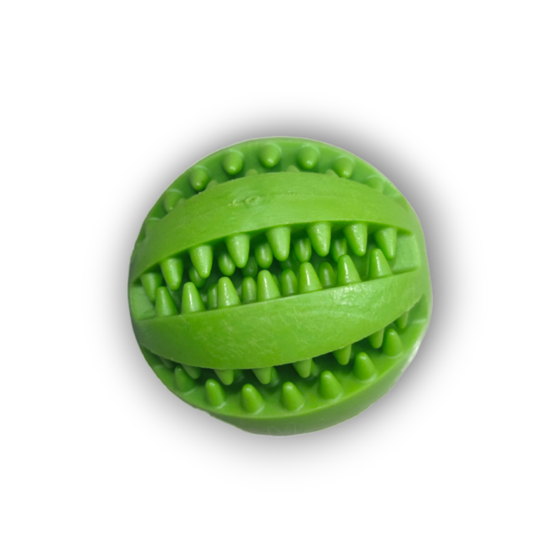VEO, Кучешка играчка, Гумено дентално топче за награди-зелен