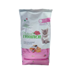 Natural Trainer Kitten Salmon - висококачествена суха храна за подрастващи котенца на възраст до 1 година с месо от сьомга и червени боровинки - 1.5 кг.