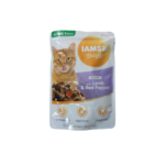 IAMS, Пауч за котка,агнешко и червен пипер в сос,85 гр.