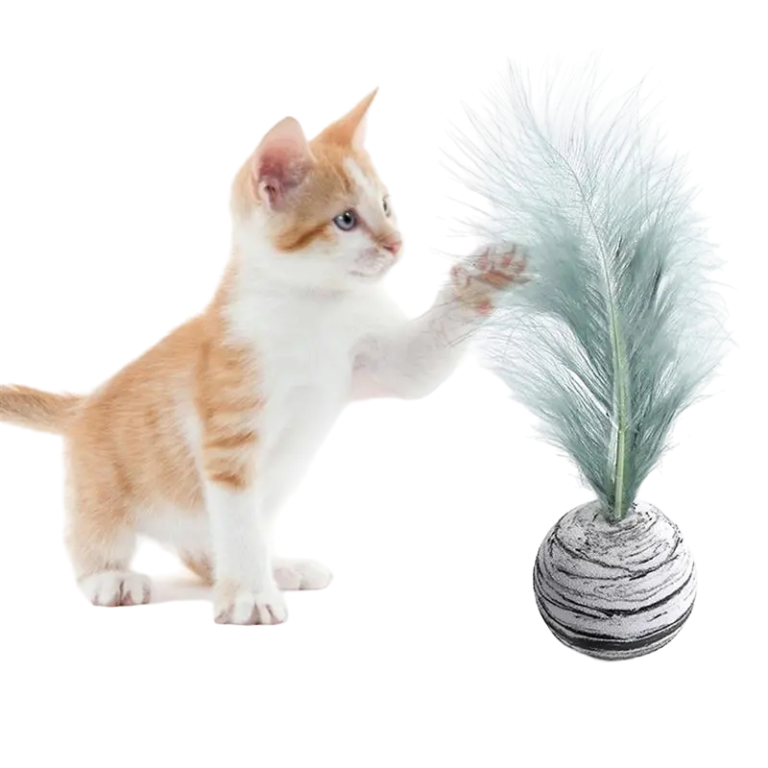 VEO котешка играчка с пера