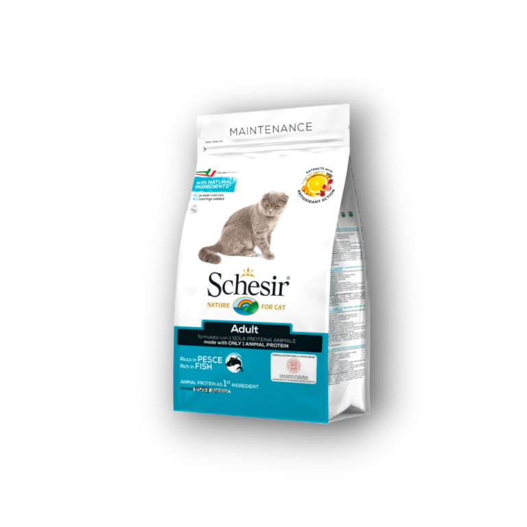 Schesir Cat Adult Maintenance Fish, храна за котки, С риба, 400 г