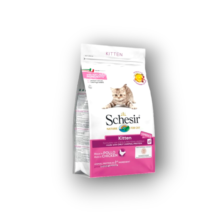 Schesir Kitten Chicken - храна за малки котенца с пиле, 400г