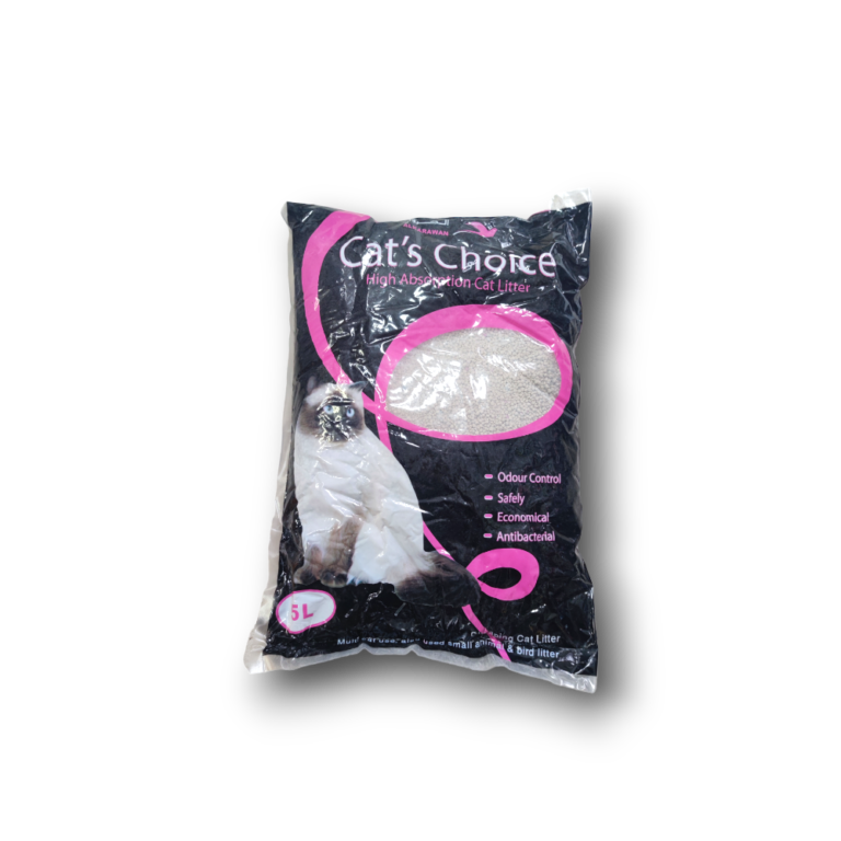 Котешки пълнеж Cat's Choice без аромат, 5 литра - антибактериален и с висока абсорбция.