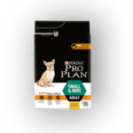 PURINA® PRO PLAN® Dog Small & Mini Adult с OPTIBALANCE за кучета в зряла възраст от дребни и мини породи, суха храна, Пиле, 3kg