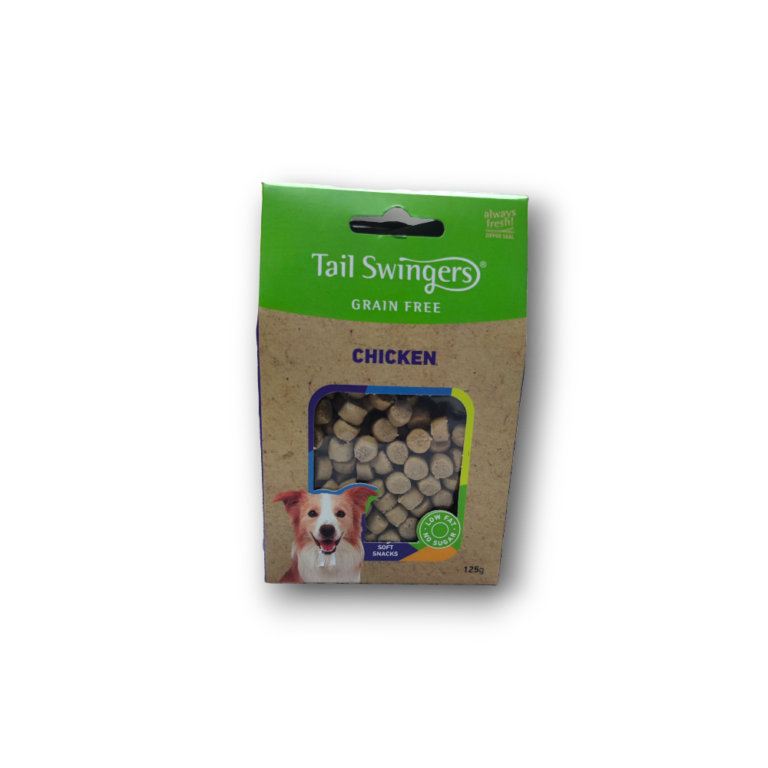 Tail Swingers, лакомство за кучета Tail Swingers Grain Free С Пилешко Месо