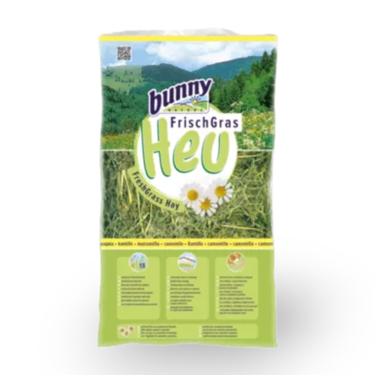 BUNNY NATURAL FreshGrass Hay Camomile – Сено от свежа трева с лайка, 500г