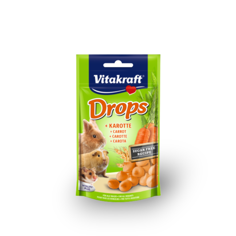 Vitakraft, DROPS +KAROTTE - БОНБОНИ С МОРКОВИ