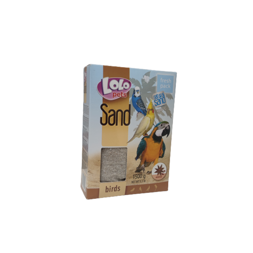 Lolo Pets Пясък за птици с аромат на анасон, 1.5 килограма