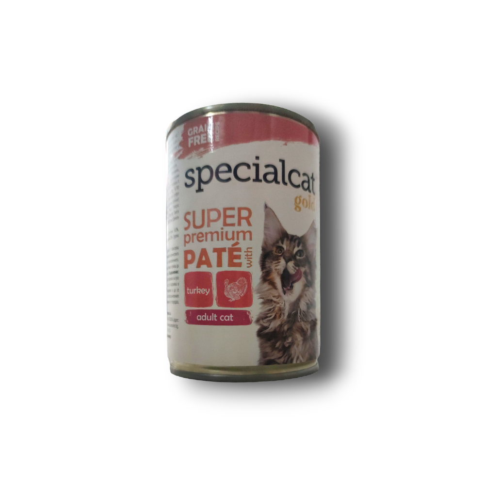 1000 x 1000 (469) SPECIAL CAT Пастет без глутен – пуешко, 400 гр - Image 1