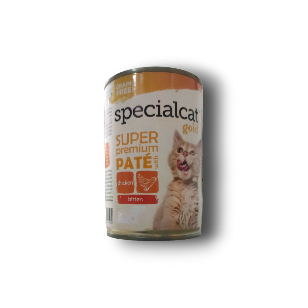 1000 x 1000 (470) SPECIAL CAT Кitten Пастет без глутен – пилешко с дроб, 400 гр - Image 1