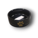 Хранилка за домашни любимци Nobby Golden Paw, керамична, 250мл, Черен