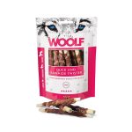 Woolf Duck and Rawhide Twister 100 г – натурални лакомства за кучета със сурова кожа и патешко