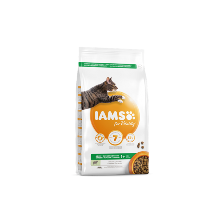 IAMS,Суха храна за котки, Adult агнешко,10 kg