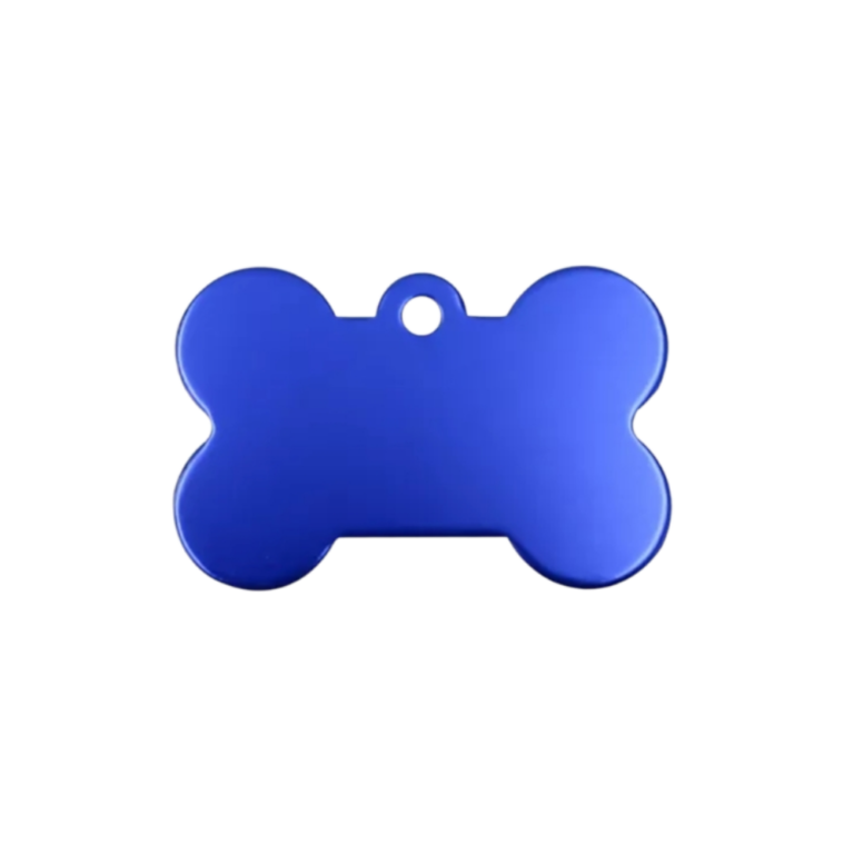 VEO ID TAG, Медальон за котки и куче, собствен дизайн,1.5 х 3см - Син