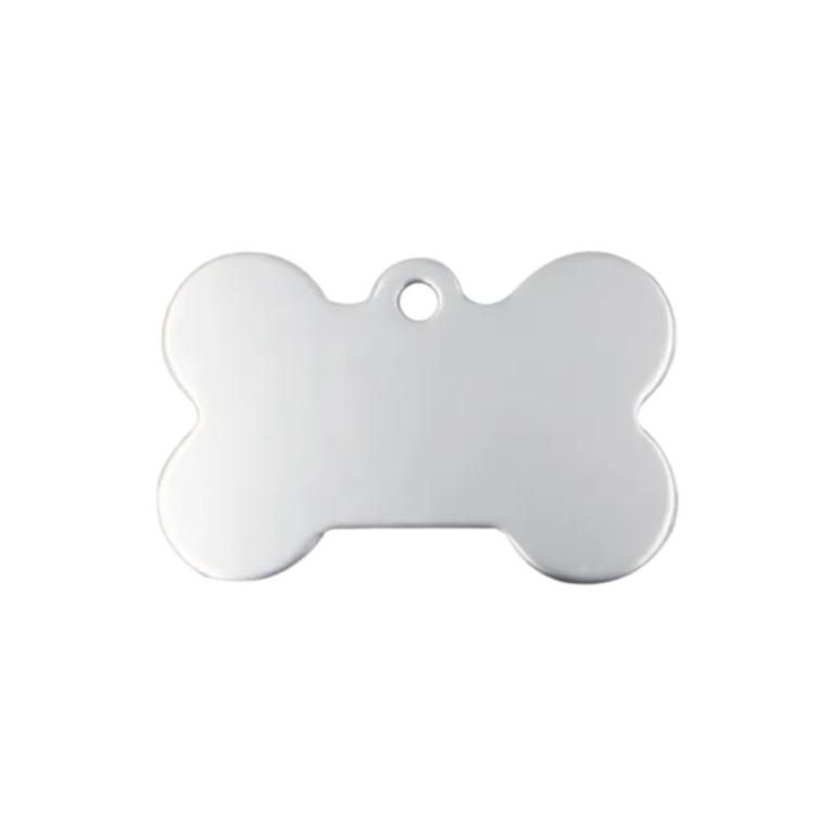 VEO ID TAG, Медальон за котки и куче, собствен дизайн,1.5 х 3см - Сребристо