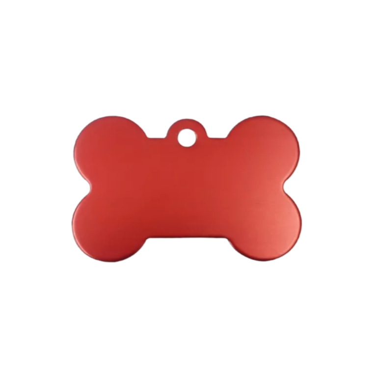 VEO ID TAG, Медальон за котки и куче, собствен дизайн,1.5 х 3см - Червено