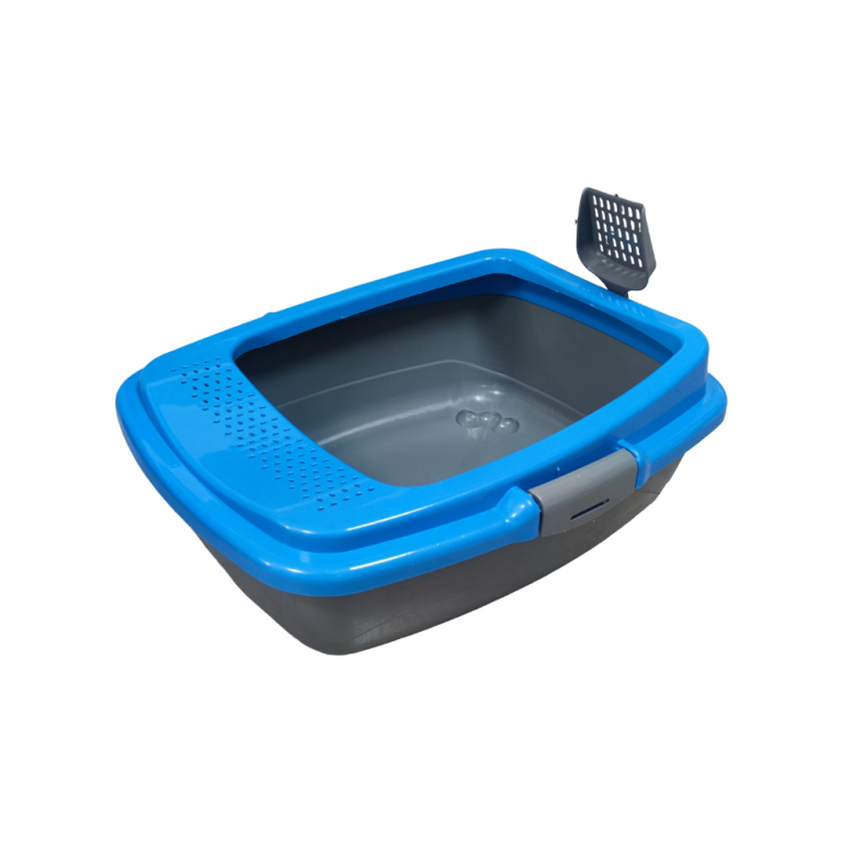 Тоалетна за котки, 14/33/45 СИВО/СИНЬО