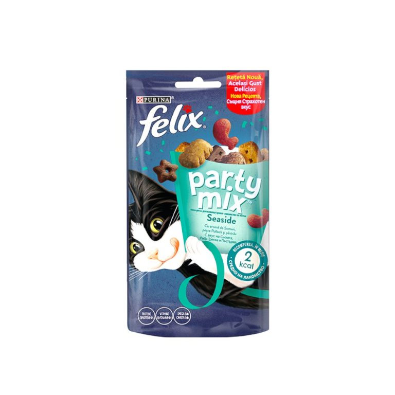 FELIX® PARTY MIX - Морски микс от лакомства за котки 60g