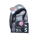 Flexi,Автоматичен повод Flexi Classic S лента 5м, до 15кг, Черен