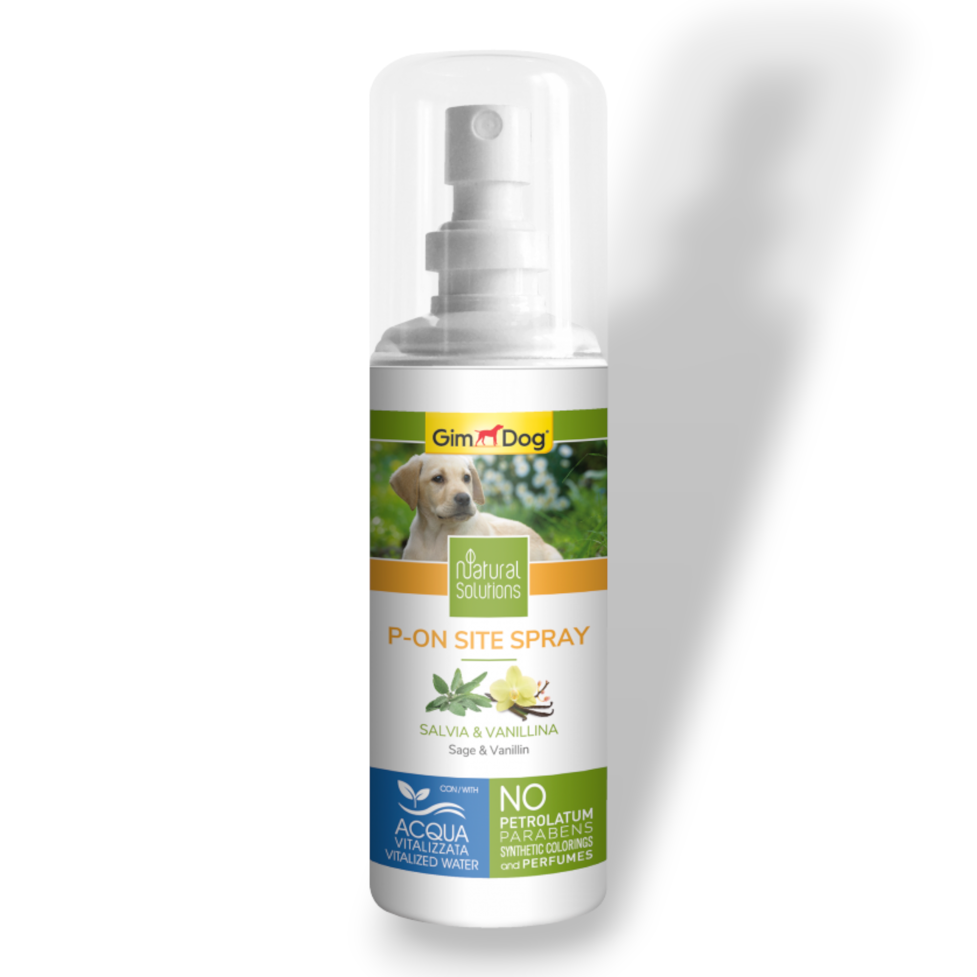 1000 x 1000-PhotoRoom (15) GimDog Natural Solutions - P-On Site Spray - Привличащ спрей 100 мл (помага за създаването подходящи места за уриниране) - с градински чай и ванилин - Image 1
