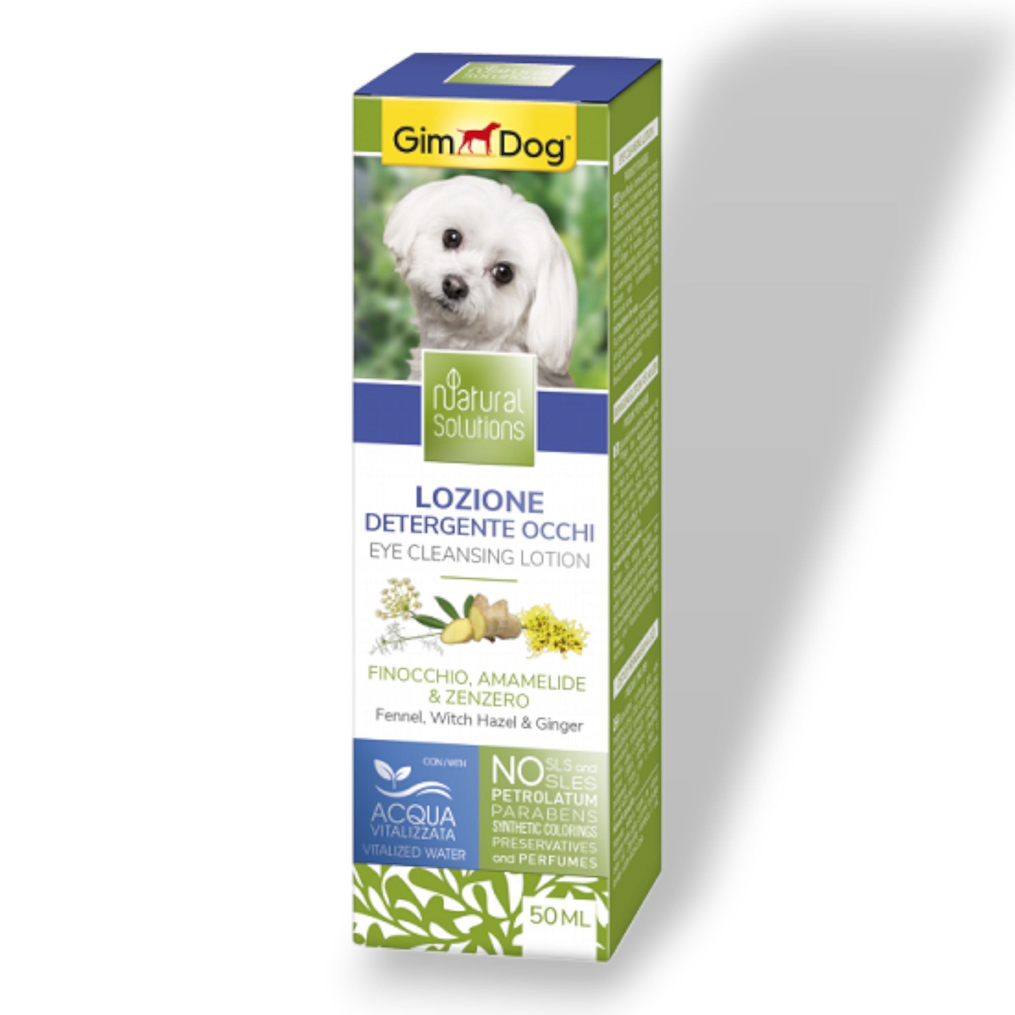 1000 x 1000-PhotoRoom (17) GimDog Natural Solutions - Лосион за почистване на очи за кучета 50 мл - с див копър, хамамелис и джинджифил - Image 1
