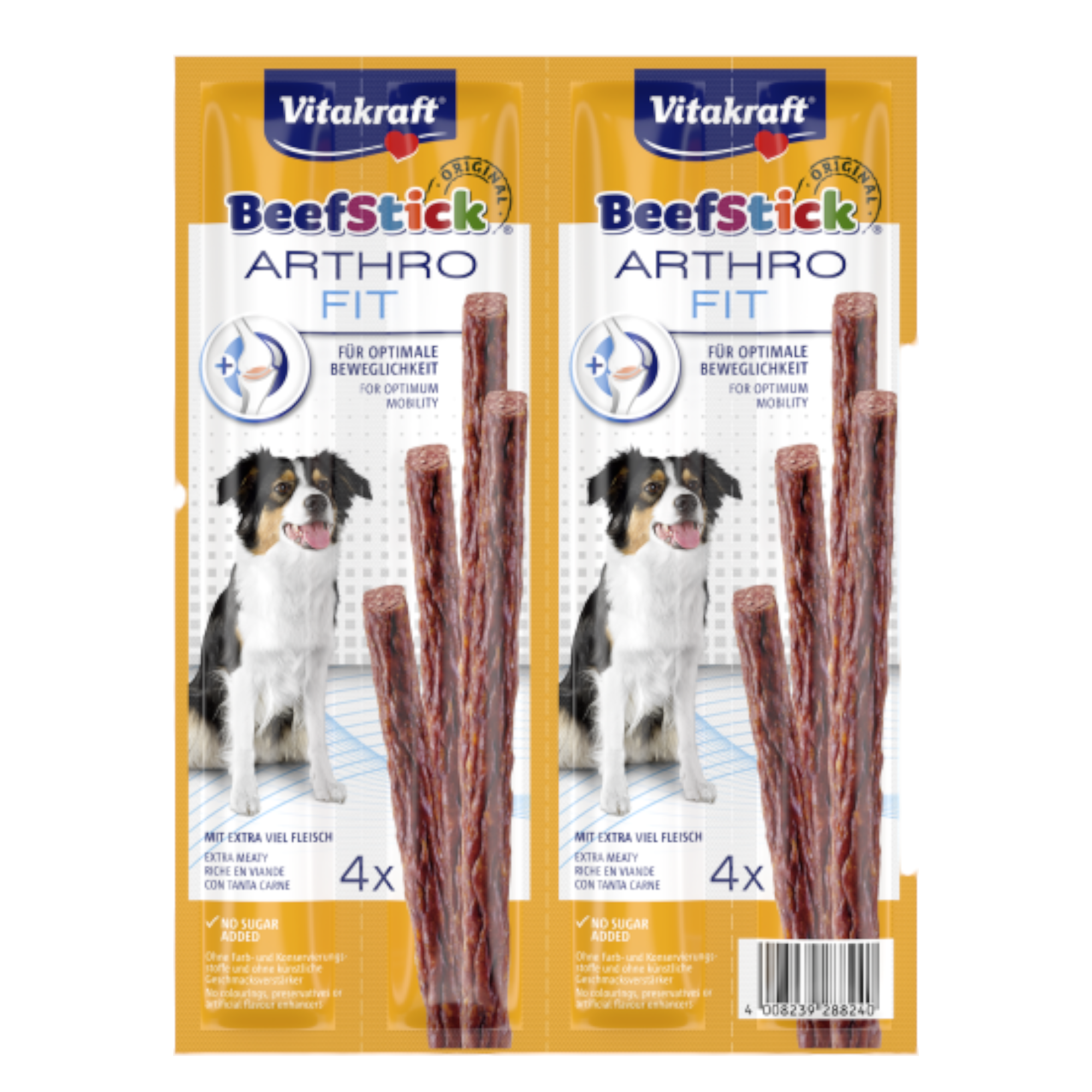 product_2560-PhotoRoom(10) Лакомства за кучета - Vitakraft Beef Stick Arthro Fit - Саламена пръчица при ставни проблеми 4 бр. - Image 1