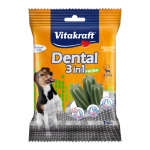 Vitakraft Dental 3in1 Fresh Small, Устна хигиена за кучета 5-10кг с мента - 7бр