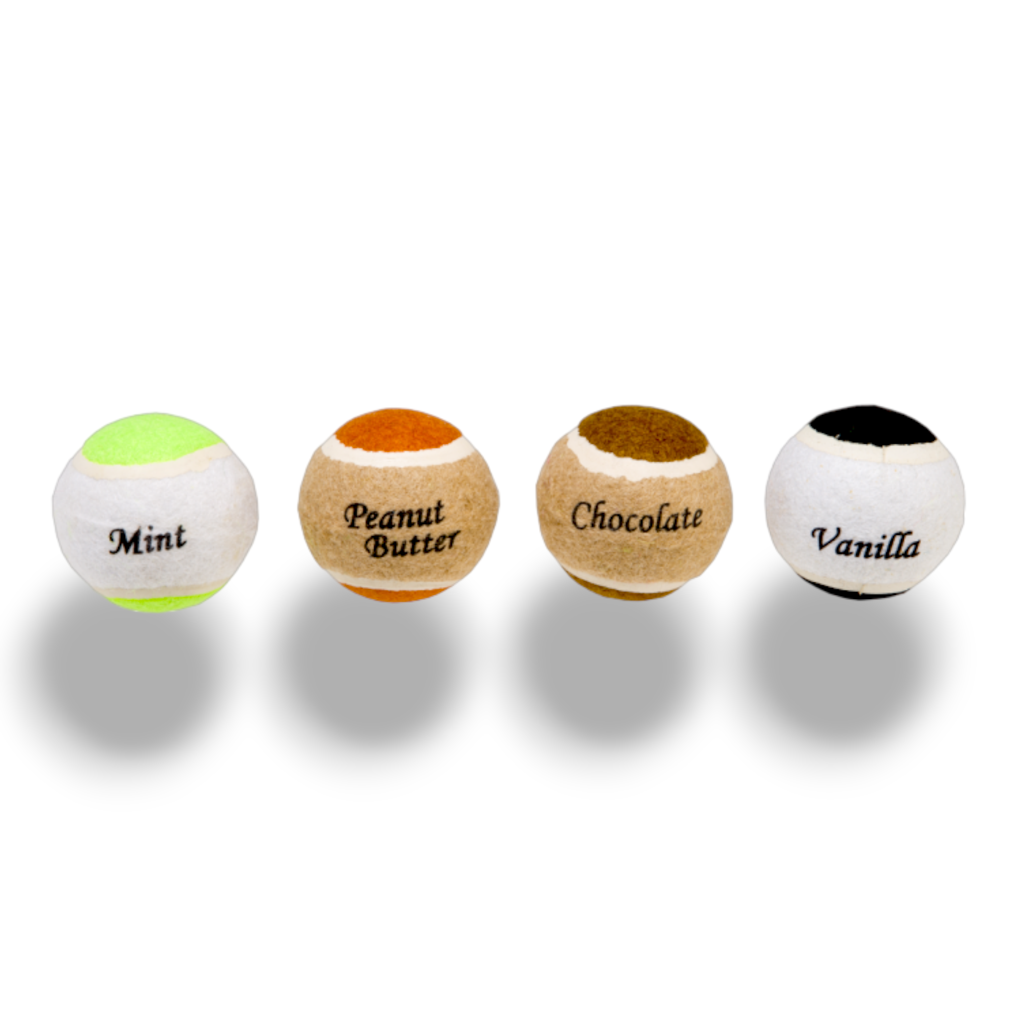 1000 x 1000-PhotoRoom (96) GimDog Играчка за кучe TENNIS BALLS, тенис топки четири различни вкуса - Image 1