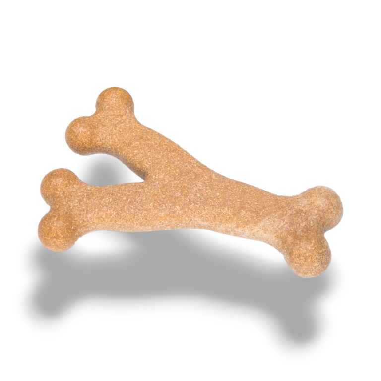 GimDog® BAM-BONES Играчка за гризане с вкус на пилешко "Y" 13.3 см