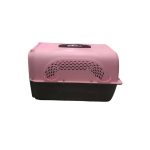Транспортна клетка VEO AIRBOX One - Черно-розова, размер 48.5x32x30 см - Image 2