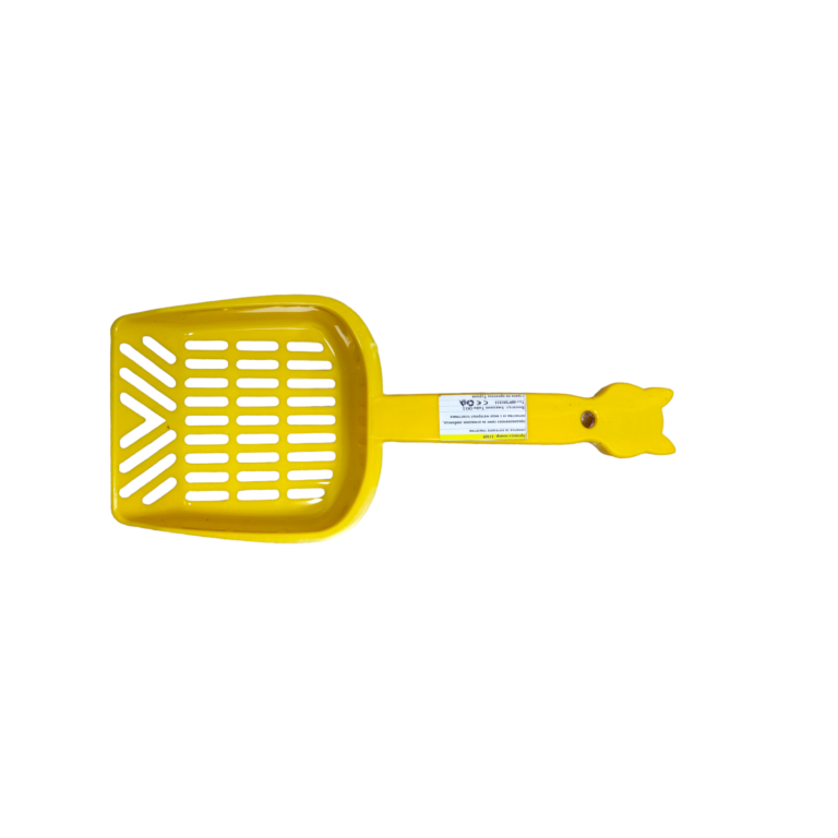 Cat Litter Tray Palette, лопатка за отпадъци за котешка тоалетна, 21см Жълта
