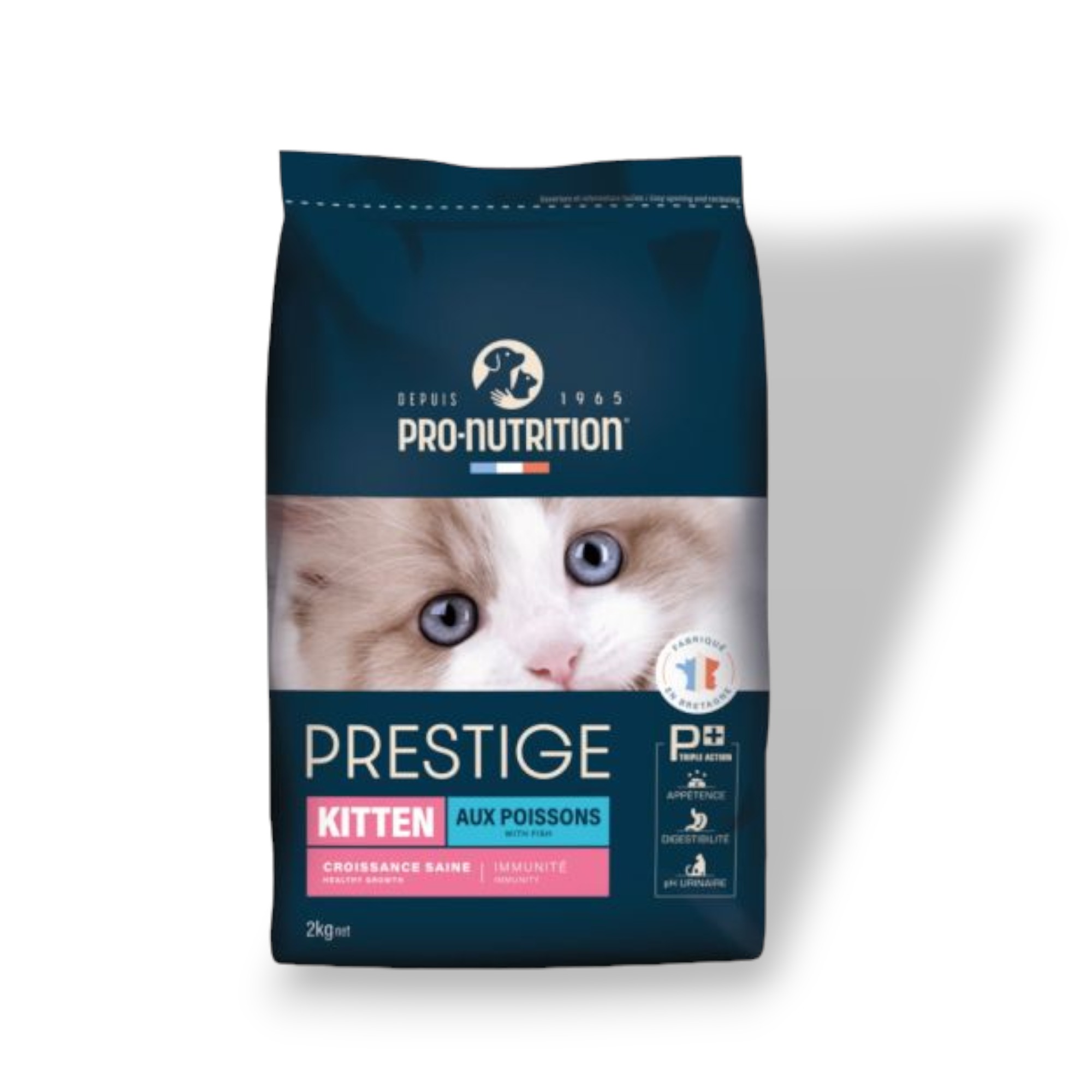thumb_2792-PhotoRoom (6) PRESTIGE KITTEN С РИБА 2 kg - Пълноценна храна за малки котенца, за женски котки в края на бременността и в периода на кърмене, както и за кастрирани котенца. Произведена във Франция. - Image 1