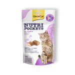 GimCat Nutri Pockets – Хрупкави джобчета с патица + витамини, 60 г