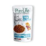 Pure Life пауч за котки - филенца с риба тон в сос грейви с тиква и червени боровинки