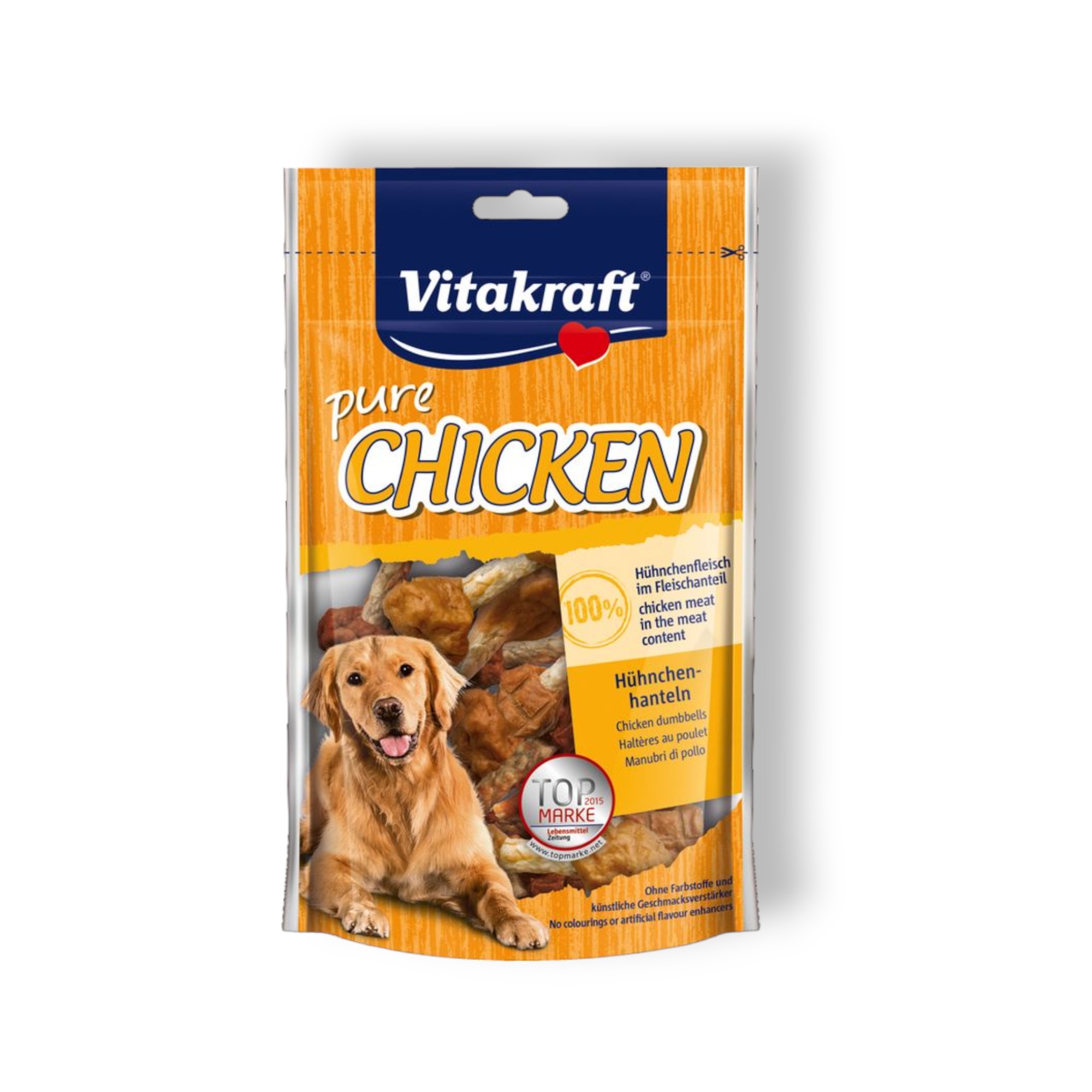 1000 x 1000-PhotoRoom (31) Vitakraft ® Pure CHICKEN - Гирички от пилешко месо, 100% пилешко месо в месното съдържание - Image 1