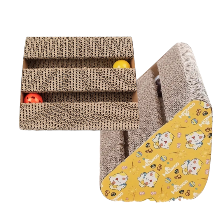 Veo Pets Scratcher Toy for Cats – Дъска за драскане от рециклирана хартия за котки