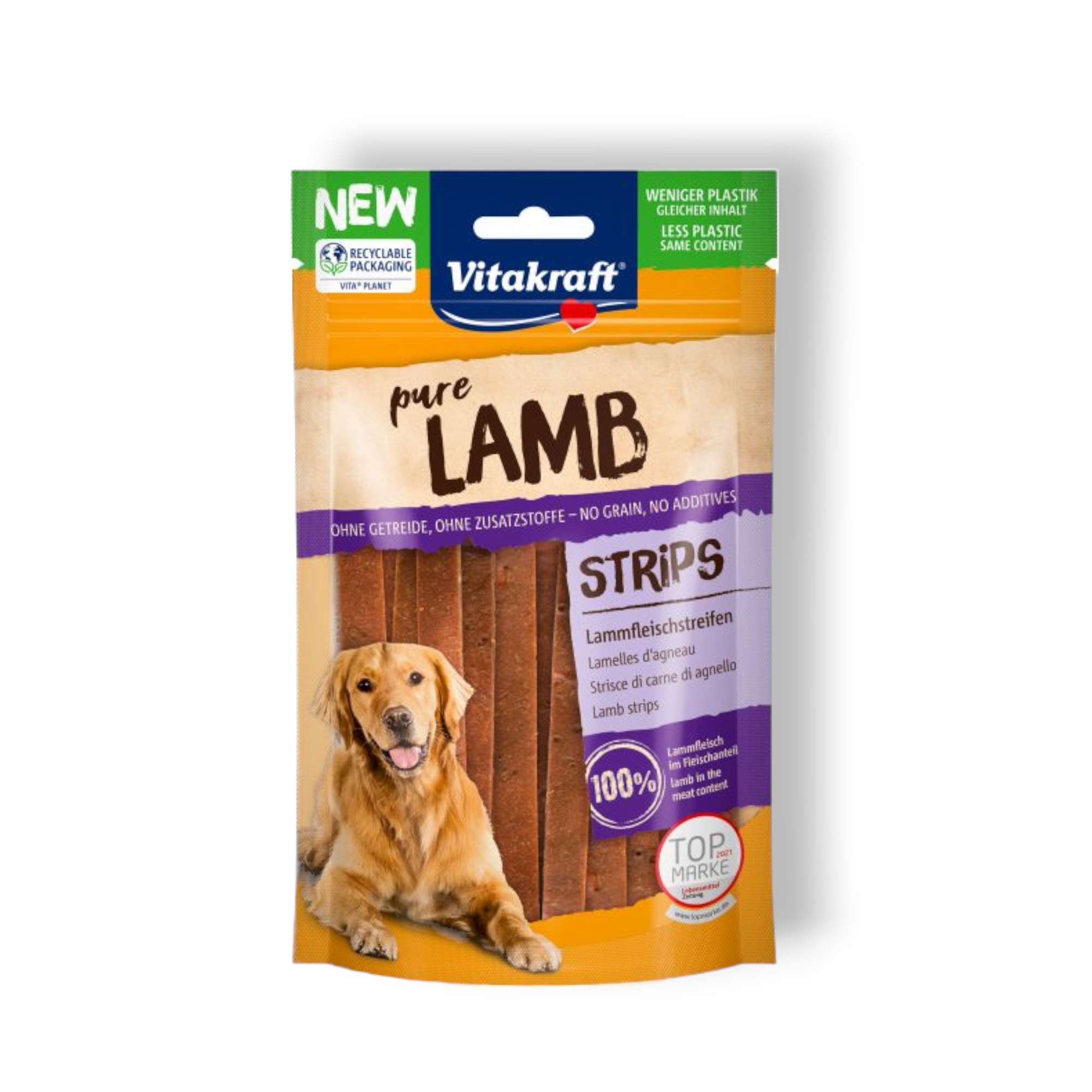 1000 x 1000-PhotoRoom (39) Vitakraft ® Pure LAMB STRIPS - Ленти от агнешко месо, 100% агнешко месо в месното съдържание. - Image 1