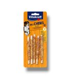 Vitakraft ®Лакомства за кучета от телешка кожа - Vitakraft Deli Chews - Спираловидни солети с пилешко месо, малки S, 5 бр.