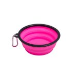 Сгъваема купичка за куче,300 мл, розова, VEO Lifestyle for Pets