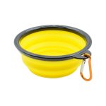 Сгъваема купичка за куче,300 мл, жълта, VEO Lifestyle for Pets