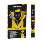 Лакомство за котка, течен снакс Molly  с пиле и зелен чай, Tail Paws - 5 х 15 гр.