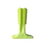 Играчка за куче за почистване на зъби, зелен, 14 см, Силикон