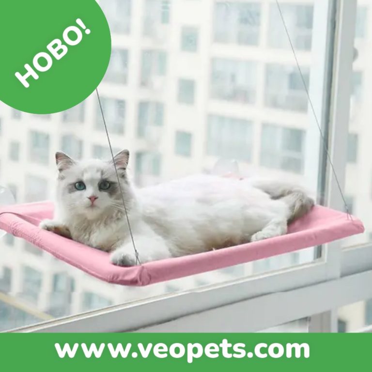 VEO, Котешки хамак за прозорец,розово