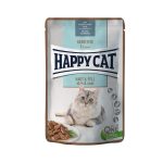 HAPPY CAT SENSITIVE SKIN & COAT МОКРА ХРАНА, 85 гр.